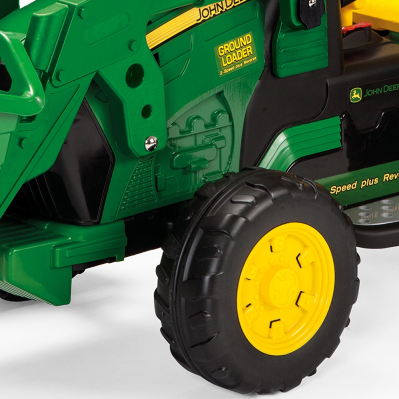 Licencirani PEG PEREGO bager na akumulator John Deere Ground Force Loader – detalj 3